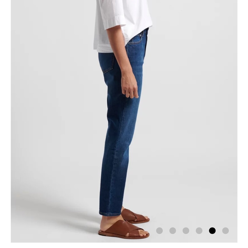Closed baker high rise straight 100% cotton jeans